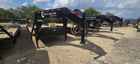 New 2025 Coffee Creek MFG 102  X 27' Deckover Trailer