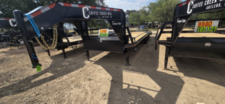 New 2025 Coffee Creek MFG 102" X 27' Deckover Trailer