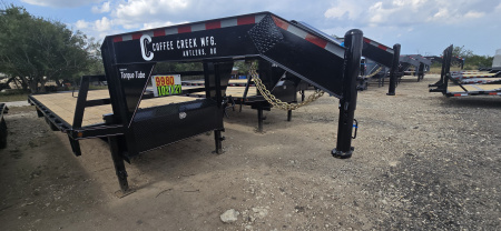 New 2025 Coffee Creek - Gooseneck Flatbed Deckover Trailer 27'