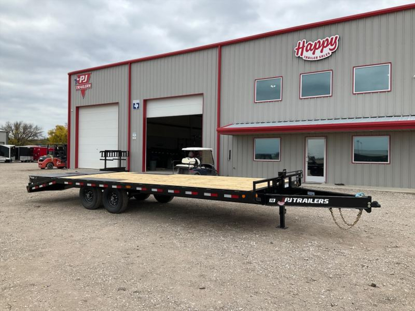 New 2026 PJ 102"x24' BP 8" I-Beam Deckover Trailer – F8