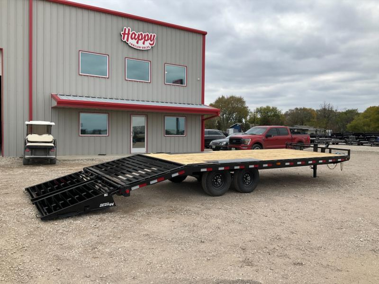 New 2026 PJ 102"x24' BP 8" I-Beam Deckover Trailer – F8