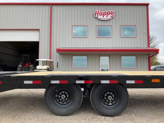 New 2026 PJ 102"x24' BP 8" I-Beam Deckover Trailer – F8