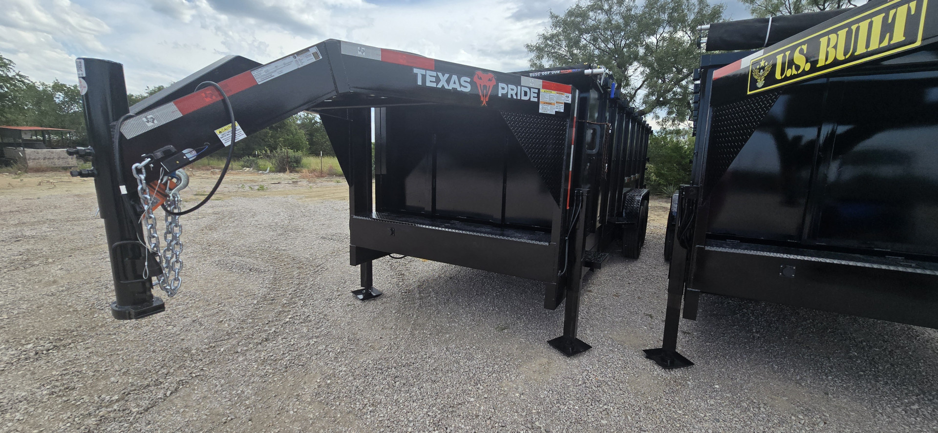 New 2025 Texas Pride - Gooseneck Dump Trailer 20K GVWR - 18'X4'