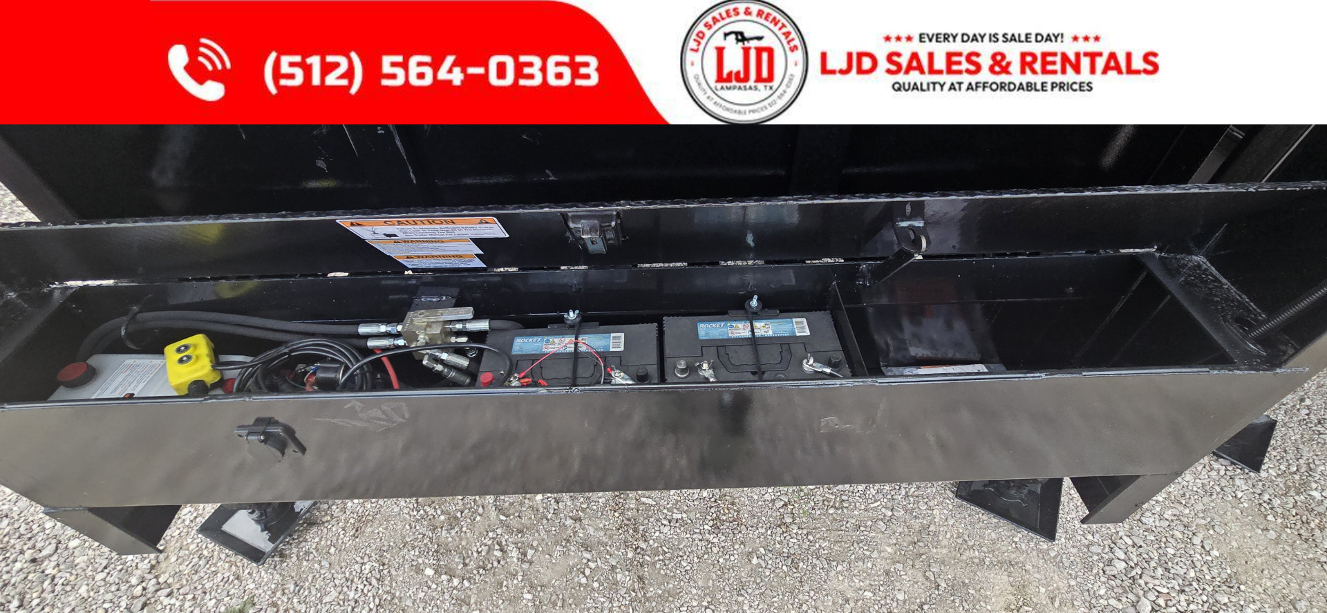 New 2025 Texas Pride - Gooseneck Dump Trailer 20K GVWR - 18'X4'