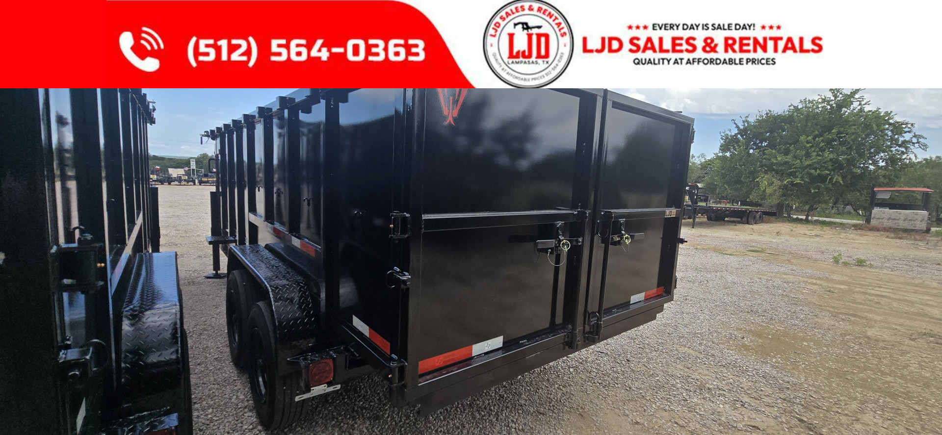 New 2025 Texas Pride - Gooseneck Dump Trailer 20K GVWR - 18'X4'