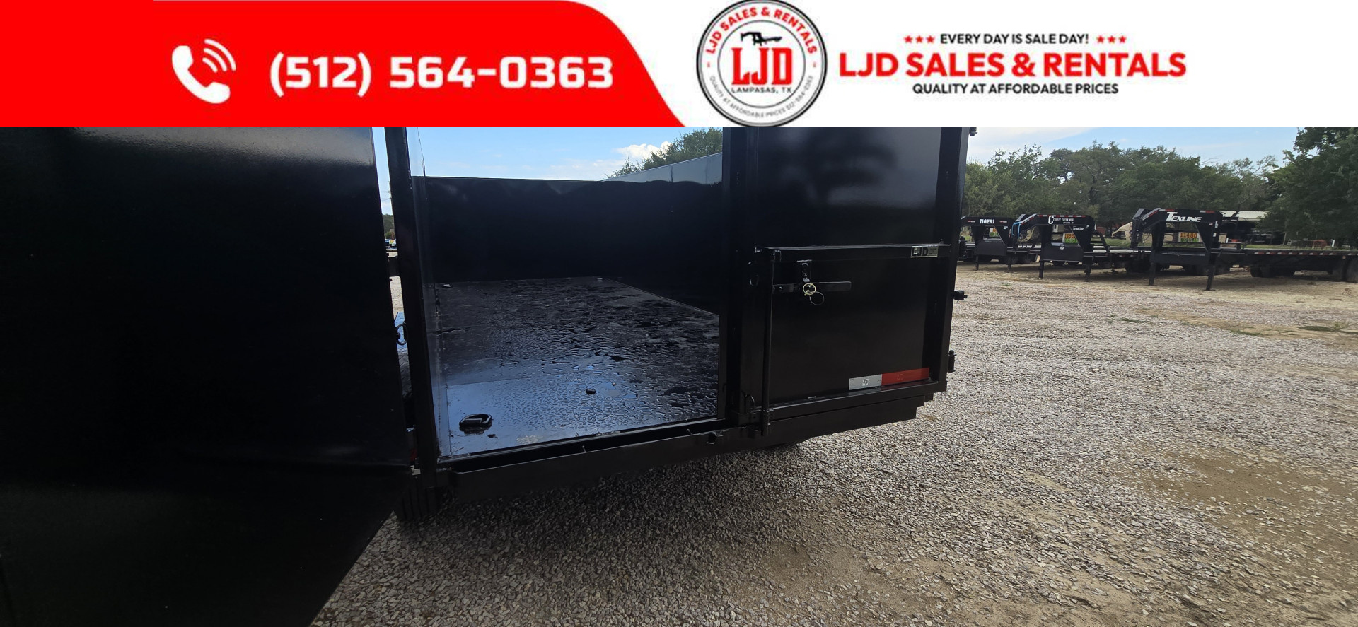 New 2025 Texas Pride - Gooseneck Dump Trailer 20K GVWR - 18'X4'