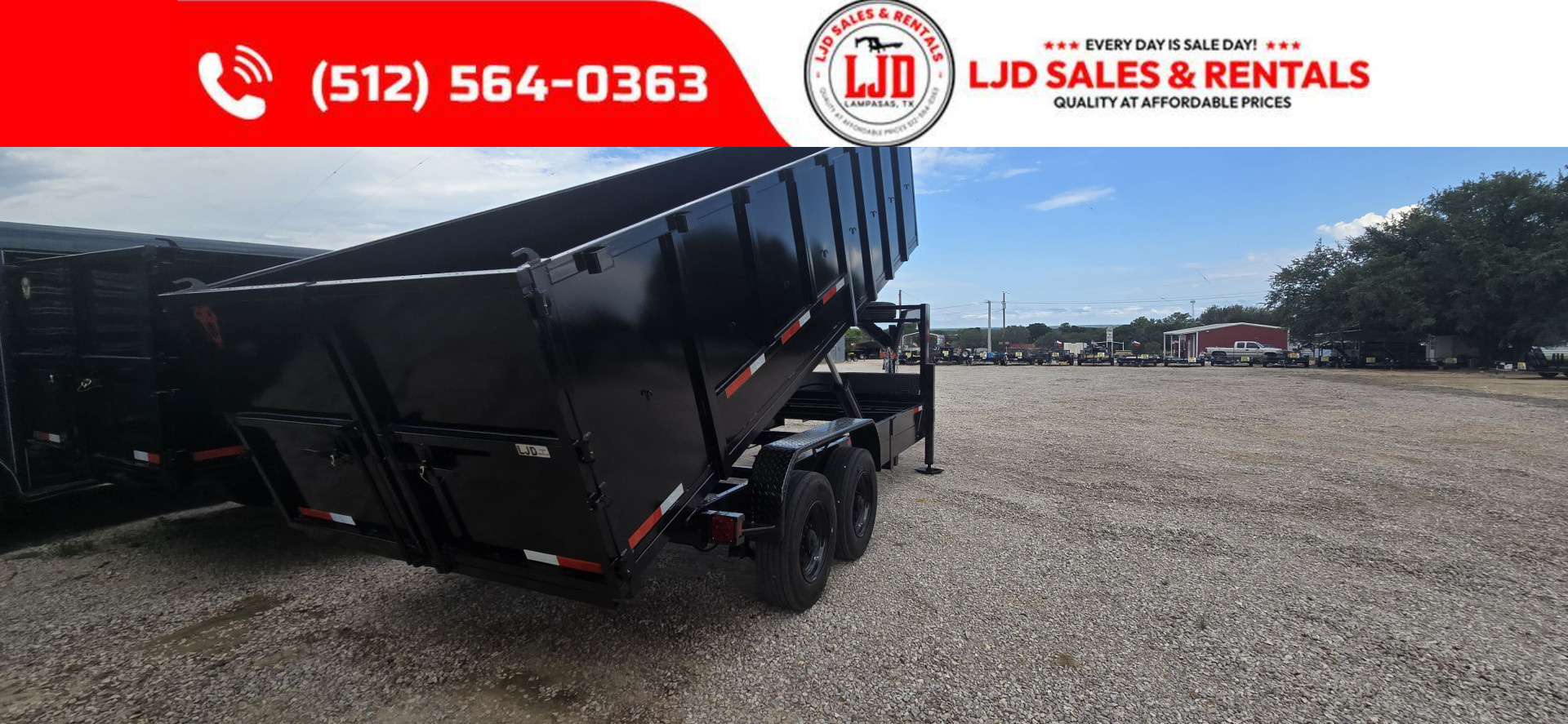 New 2025 Texas Pride - Gooseneck Dump Trailer 20K GVWR - 18'X4'