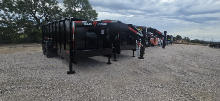 New 2025 Texas Pride - Gooseneck Dump Trailer 20K GVWR - 18'X4'