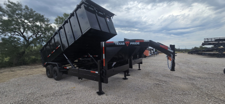 New 2025 Texas Pride - Gooseneck Dump Trailer 20K GVWR - 18'X4'