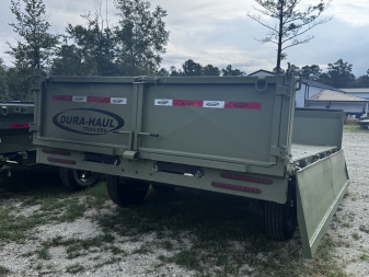New 2025 Dura-Haul 8X14 14K BP 2' FOLD DOWN SIDES Dump Trailer