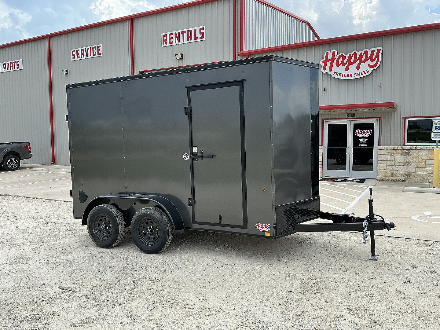 New 2026 Compass 6'x12' Enclosed Cargo Trailer - Indigo DLX