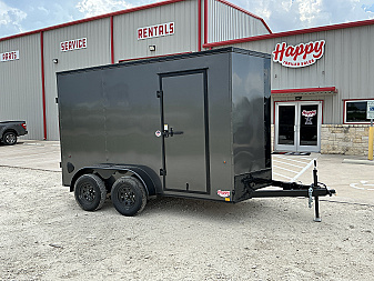 New 2026 Compass 6'x12' Enclosed Cargo Trailer - Indigo DLX