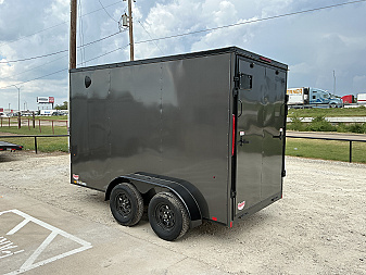 New 2026 Compass 6'x12' Enclosed Cargo Trailer - Indigo DLX