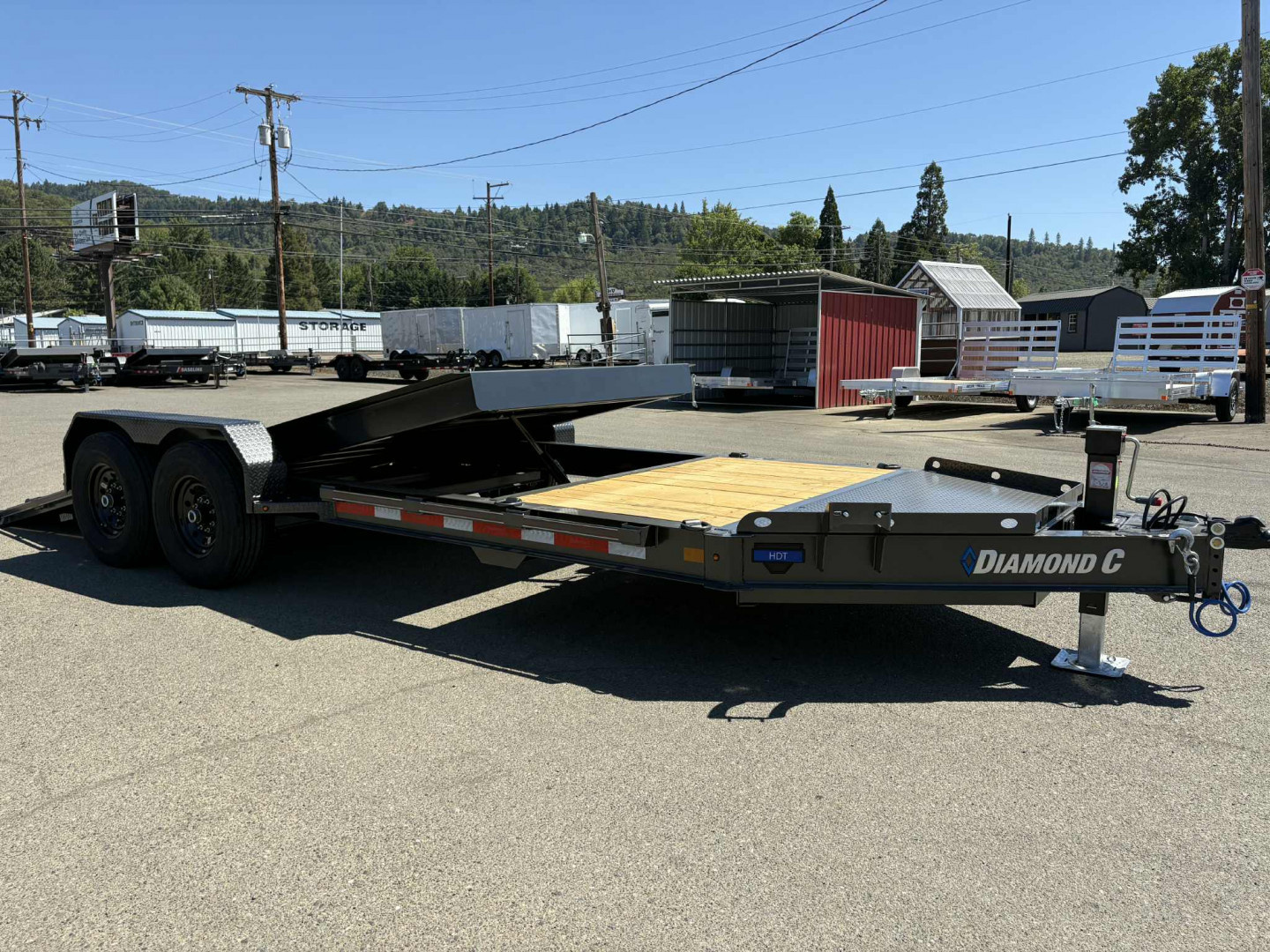 New 2026 Diamond C Trailers HDT207 82X20 Equipment Trailer CARBON METALLIC GRAY