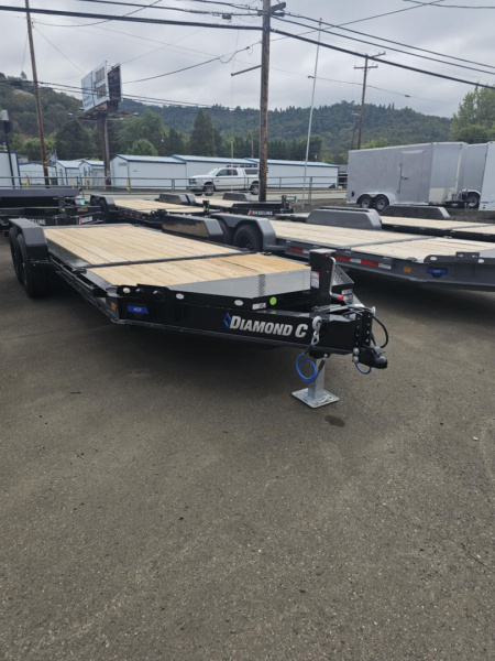 New 2026 Diamond C Trailers HDT207 82X20 Equipment Trailer ONYX BLACK