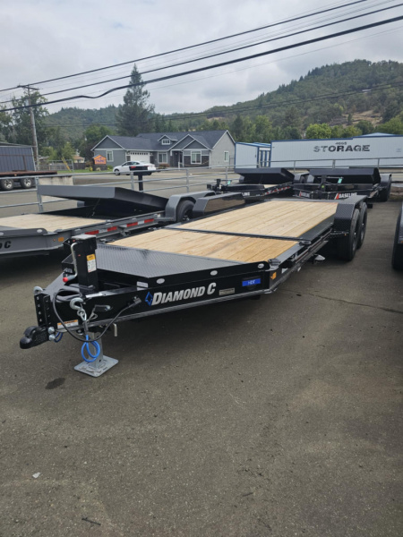 New 2026 Diamond C Trailers HDT207 82X20 Equipment Trailer ONYX BLACK