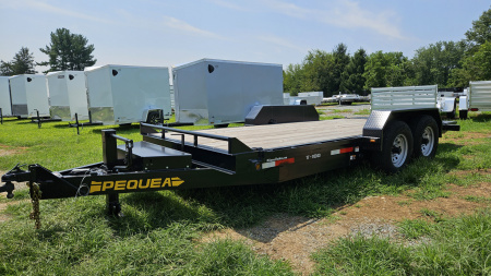 New 2025 Pequea Trailers T100 Equipment Trailer