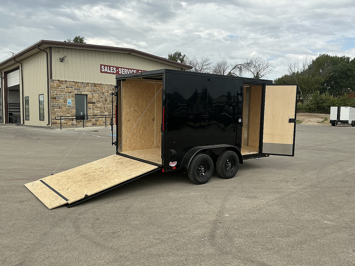 New 2026 Compass 7'x12' Enclosed Cargo Trailer - Indigo DLX