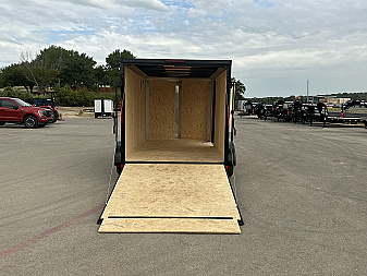 New 2026 Compass 7'x12' Enclosed Cargo Trailer - Indigo DLX