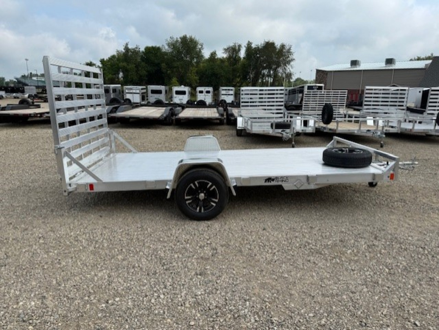 New 2025 Black Rhino UTS714A-3K Utility Trailer