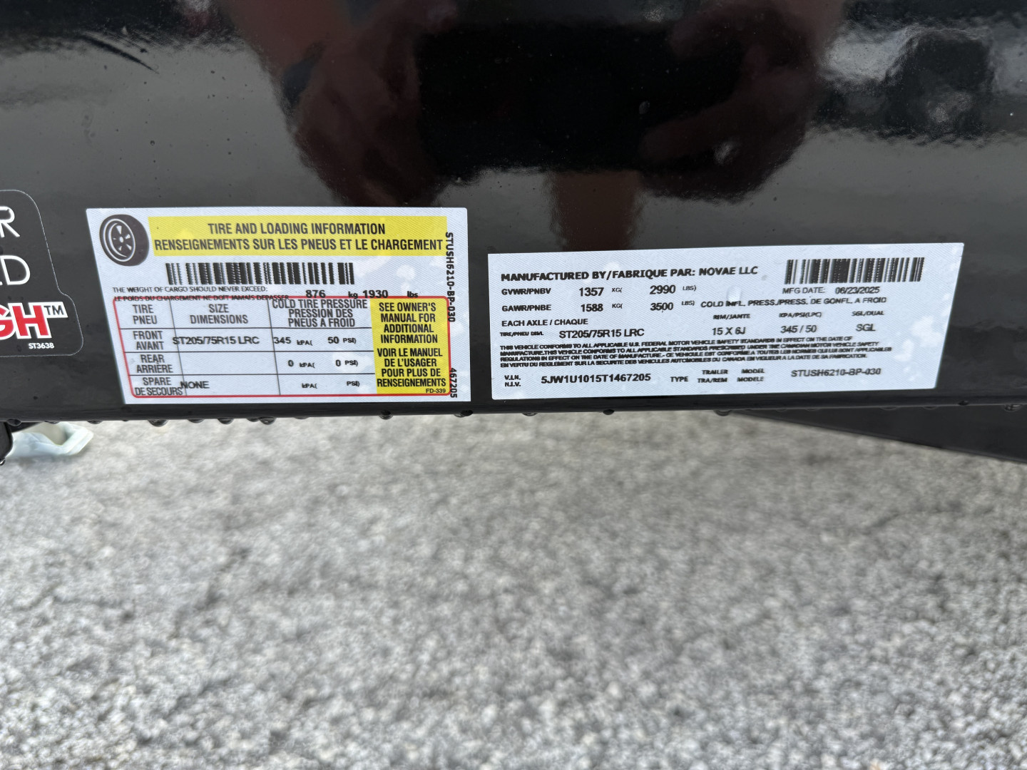 New 2026 Sure-Trac 5x10 Steel High Side 3K Utility Trailer