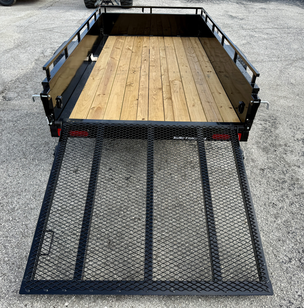 New 2026 Sure-Trac 5x10 Steel High Side 3K Utility Trailer