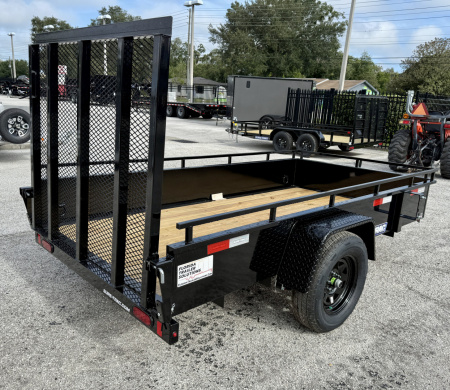 New 2026 Sure-Trac 5x10 Steel High Side 3K Utility Trailer