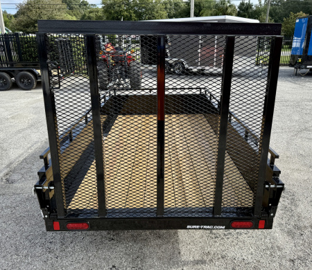 New 2026 Sure-Trac 5x10 Steel High Side 3K Utility Trailer