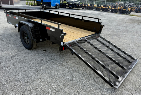 New 2026 Sure-Trac 5x10 Steel High Side 3K Utility Trailer