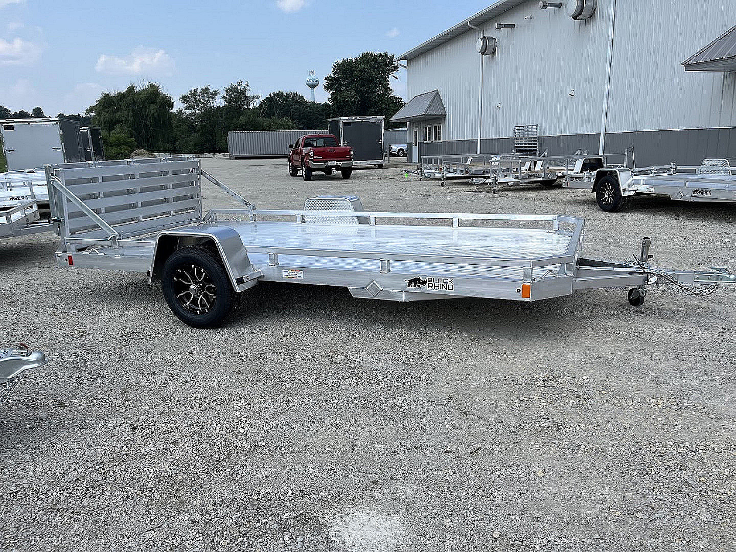 New 2026 Black Rhino *INCOMING* Aluminum 81"x168" LPS8114A-3K Low Profile w/ Bi-Fold Gate ATV Trailer