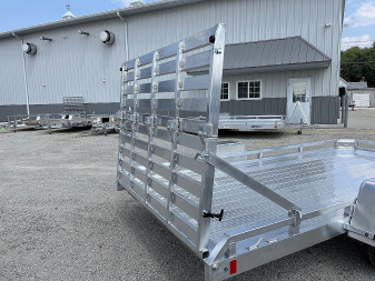 New 2026 Black Rhino *INCOMING* Aluminum 81"x168" LPS8114A-3K Low Profile w/ Bi-Fold Gate ATV Trailer