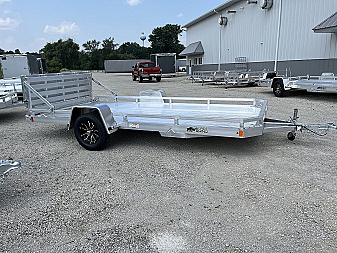 New 2025 Black Rhino *INCOMING* Aluminum 81 x168  LPS8114A-3K Low Profile w/ Bi-Fold Gate ATV Trailer