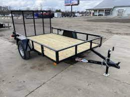New 2026 AMO US081 Utility Trailer 60X10 SA LOWSIDE (GVW:2990) BLACK