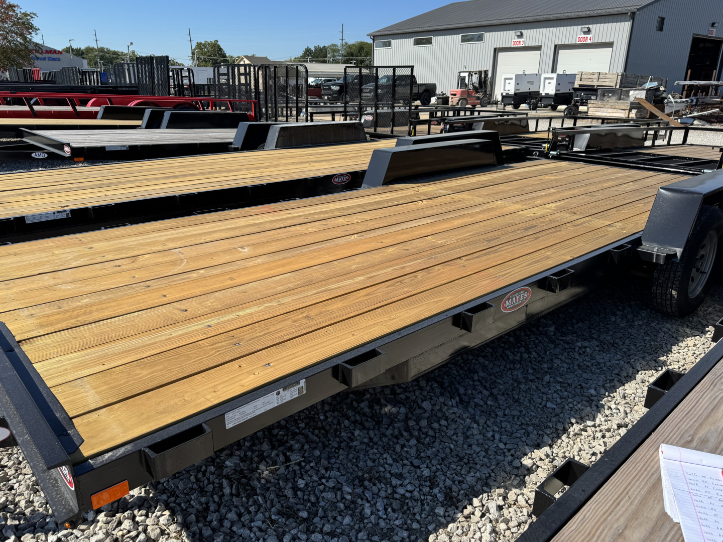 New 2026 AMO UT202 Car Hauler 82X20 TA DOVETAIL W/ SLIDE IN RAMPS (GVW:7000) BLACK