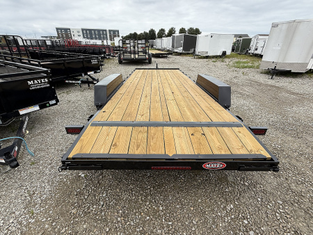 New 2026 AMO UT202 Car Hauler 82X20 TA DOVETAIL W/ SLIDE IN RAMPS (GVW:7000) BLACK