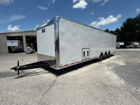 New 2026 Vintage Trailers 8.5x34 Race Trailer with Bathroom Package
