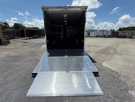 New 2026 Vintage Trailers 8.5x34 Race Trailer with Bathroom Package
