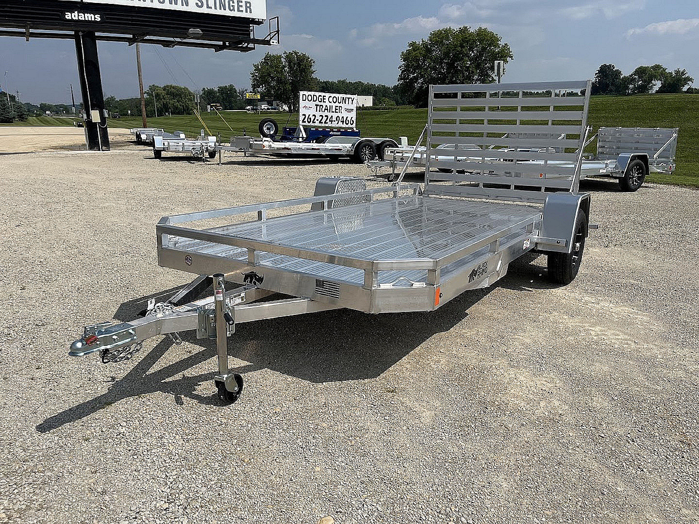 New 2026 Black Rhino *INCOMING* Aluminum 81"x14' LPS8114A-3K Low Profile (ATV / UTV / Side by Side) ATV Trailer