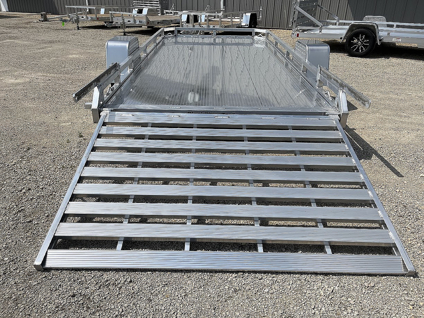 New 2026 Black Rhino *INCOMING* Aluminum 81"x14' LPS8114A-3K Low Profile (ATV / UTV / Side by Side) ATV Trailer
