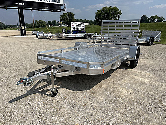 New 2025 Black Rhino *INCOMING* Aluminum 81 x14' LPS8114A-3K Low Profile ATV Trailer