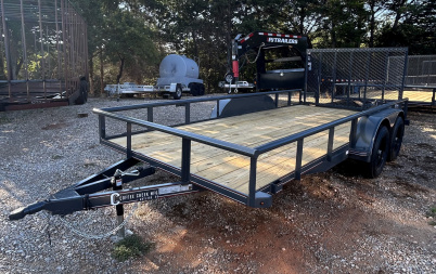 New 2025 Coffee Creek MFG AT 83x16 TA2 Utility Trailer