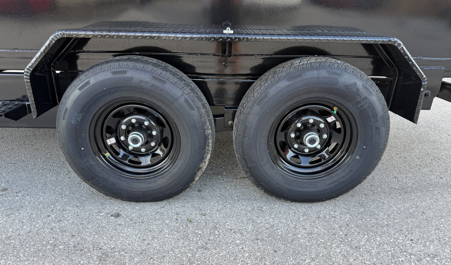 New 2025 Sure-Trac 82x14 Telescopic 4" Sided 14K Dump Trailer