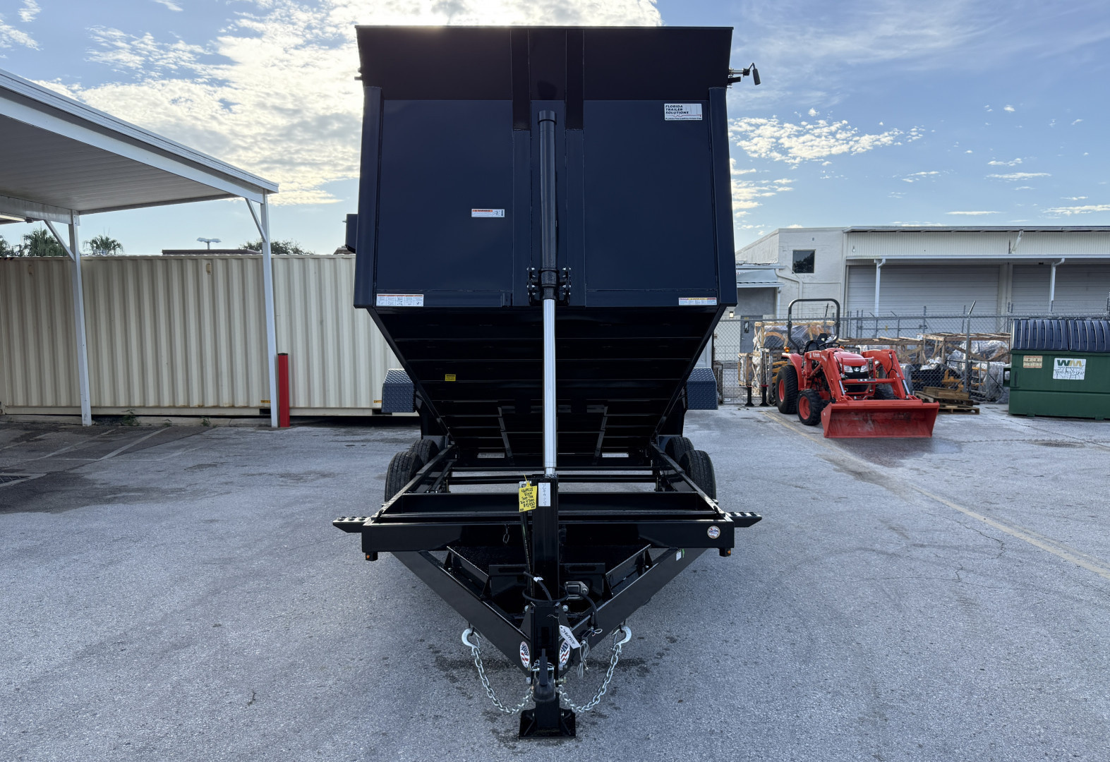 New 2025 Sure-Trac 82x14 Telescopic 4" Sided 14K Dump Trailer