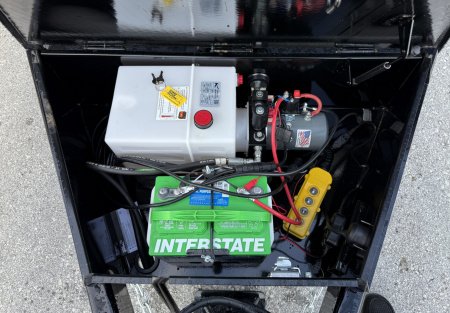 New 2025 Sure-Trac 82x14 Telescopic 4" Sided 14K Dump Trailer