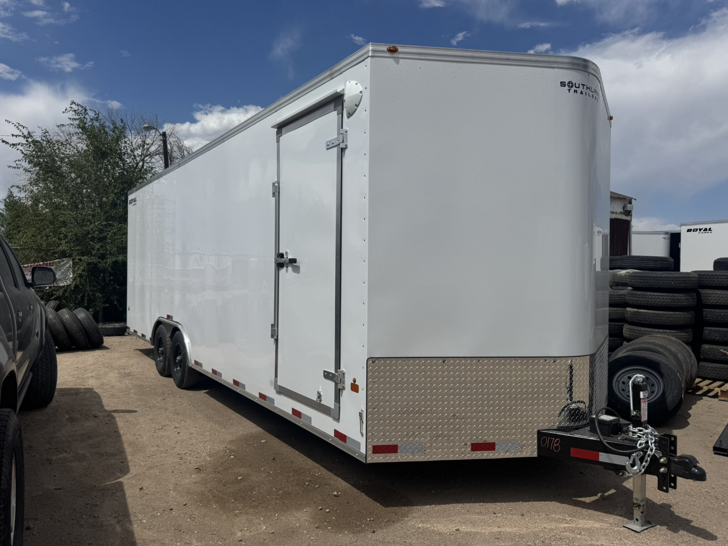New 2026 Southland Trailers 8-24-1.5V Enclosed Car Hauler W/ Escape Door