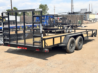 New 2026 Load Trail 7-18 Tandem Axle Ramp Gate Utility 7K GVWR