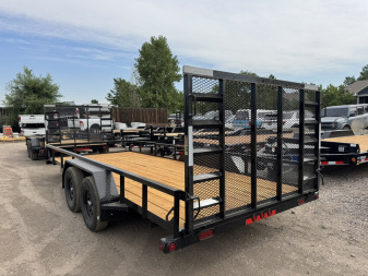 New 2026 Load Trail 7-18 Tandem Axle Ramp Gate Utility 7K GVWR
