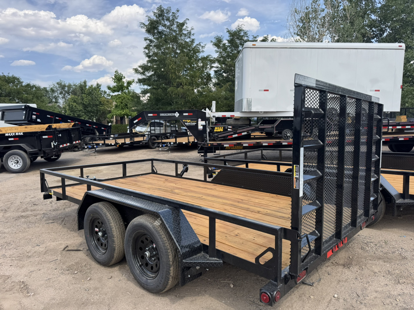 New 2026 Load Trail 7-14 Tandem Axle Ramp Gate Utility 7K GVWR