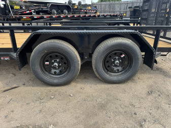 New 2026 Load Trail 7-14 Tandem Axle Ramp Gate Utility 7K GVWR