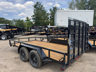 New 2026 Load Trail 7-14 Tandem Axle Ramp Gate Utility 7K GVWR